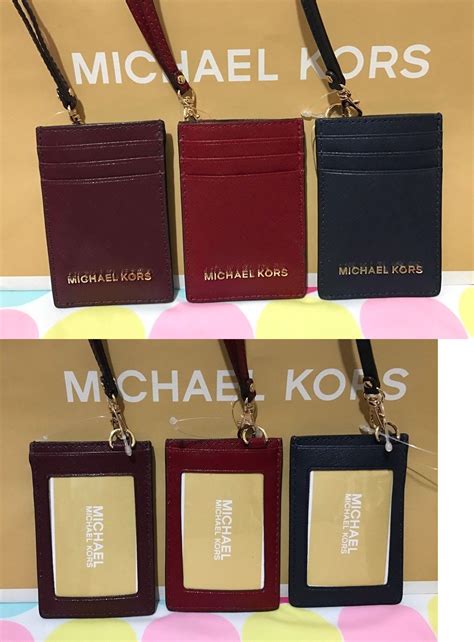 michael kors badge holder.